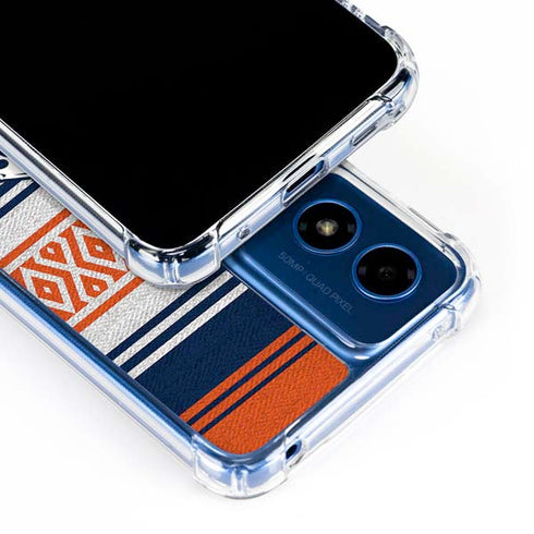 NFL Denver Broncos Trailblazer Moto G 5G (2024) Clear Case