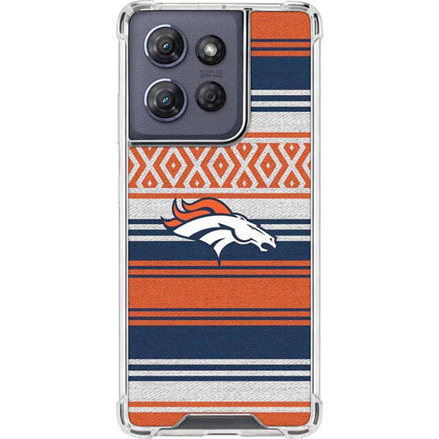 NFL Denver Broncos Trailblazer Moto G Play 5G (2025) Clear Case