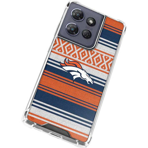 NFL Denver Broncos Trailblazer Moto G Play 5G (2025) Clear Case