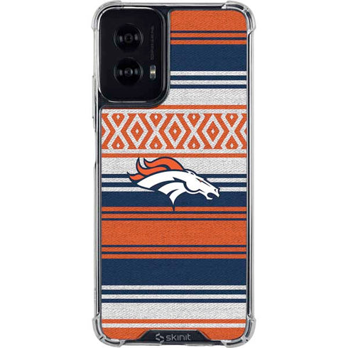 NFL Denver Broncos Trailblazer Moto G Power 5G (2024) Clear Case