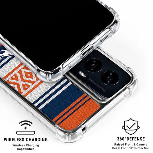 NFL Denver Broncos Trailblazer Moto G Power 5G (2024) Clear Case