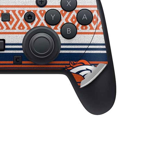 NFL Denver Broncos Trailblazer Nintendo Switch 2 (2025) Pro Controller Skin
