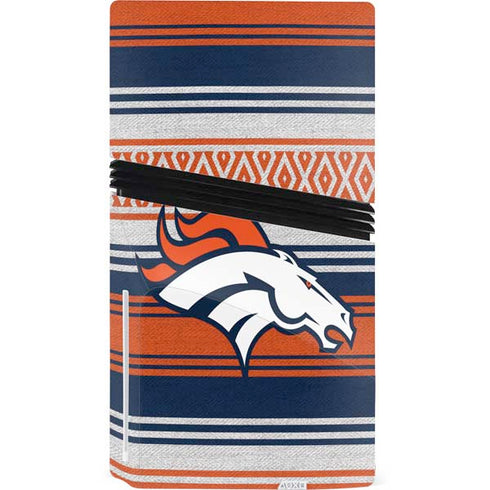 NFL Denver Broncos Trailblazer PS5 Pro Disk Console Skin