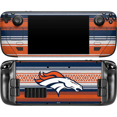 NFL Denver Broncos Trailblazer Steam Deck Handheld Gaming Computer OLED Skin