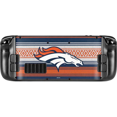 NFL Denver Broncos Trailblazer Steam Deck Handheld Gaming Computer Skin
