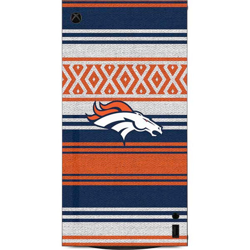 NFL Denver Broncos Trailblazer XBox Series X Digital Edition Console Skin