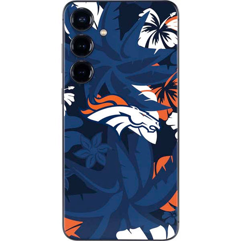 NFL Denver Broncos Tropical Print Galaxy A16 5G Skin