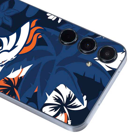 NFL Denver Broncos Tropical Print Galaxy A55 5G Skin
