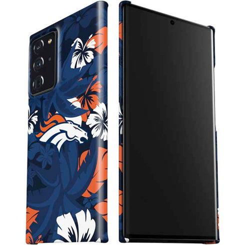 NFL Denver Broncos Tropical Print Galaxy Note20 Ultra 5G Lite Case