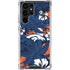 NFL Denver Broncos Tropical Print Galaxy S23 Ultra Clear Case