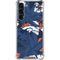 NFL Denver Broncos Tropical Print Galaxy S24 FE Clear Case