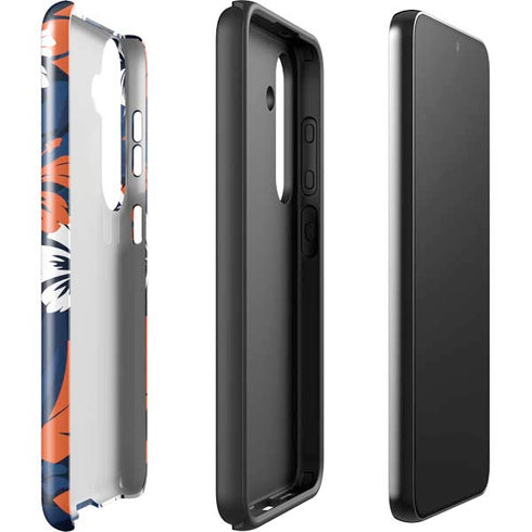 NFL Denver Broncos Tropical Print Galaxy S25 Impact Case