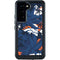 NFL Denver Broncos Tropical Print Galaxy S24 Waterproof Case