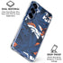 NFL Denver Broncos Tropical Print Galaxy S25 Clear Case