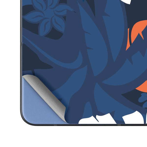 NFL Denver Broncos Tropical Print Galaxy Z Fold5 5G Skin