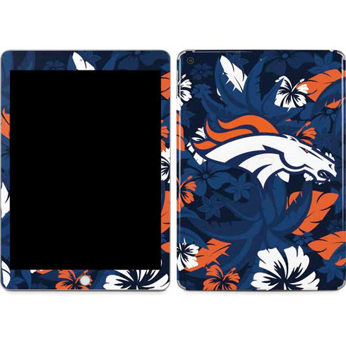 NFL Denver Broncos Tropical Print Apple iPad Skin