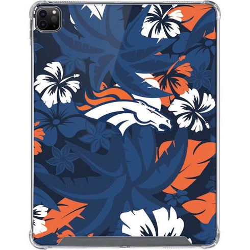 NFL Denver Broncos Tropical Print iPad Cases