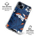 NFL Denver Broncos Tropical Print iPhone 15 Clear Case