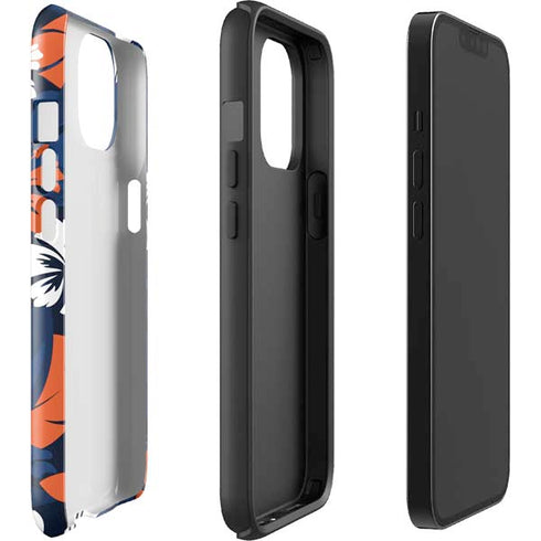 NFL Denver Broncos Tropical Print iPhone 15 Impact Case
