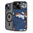 NFL Denver Broncos Tropical Print iPhone 15 Plus Kickstand Case