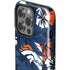 NFL Denver Broncos Tropical Print iPhone 15 Pro Impact Case