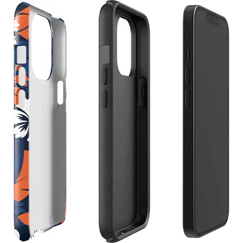 NFL Denver Broncos Tropical Print iPhone 15 Pro Impact Case
