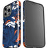 NFL Denver Broncos Tropical Print iPhone 15 Pro Impact Case