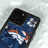NFL Denver Broncos Tropical Print iPhone 15 Pro Waterproof Case
