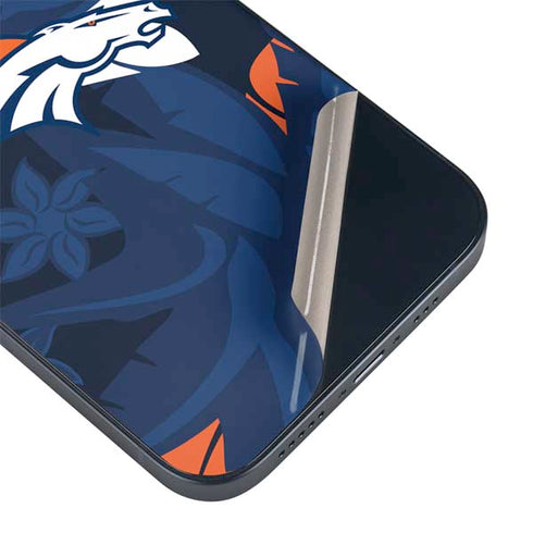 NFL Denver Broncos Tropical Print iPhone 15 Skin