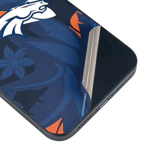 NFL Denver Broncos Tropical Print iPhone 15 Skin