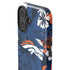 NFL Denver Broncos Tropical Print iPhone 16 Impact Case