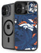 NFL Denver Broncos Tropical Print iPhone 16 Plus Kickstand Case