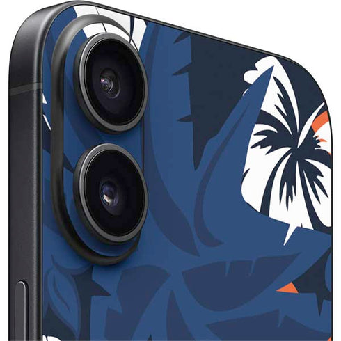 NFL Denver Broncos Tropical Print iPhone 16 Plus Skin