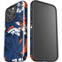 NFL Denver Broncos Tropical Print iPhone 16 Pro Impact Case