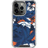 NFL Denver Broncos Tropical Print iPhone 16 Pro Max Clear Case