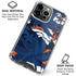 NFL Denver Broncos Tropical Print iPhone 16 Pro Max Clear Case