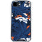 NFL Denver Broncos Tropical Print iPhone 16e Clear Case