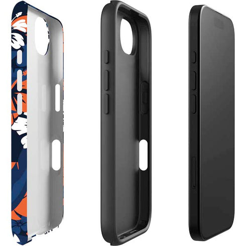 NFL Denver Broncos Tropical Print iPhone 16e Impact Case