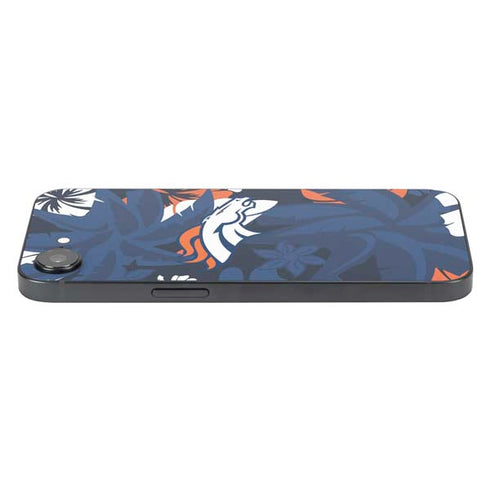 NFL Denver Broncos Tropical Print iPhone 16e Skin