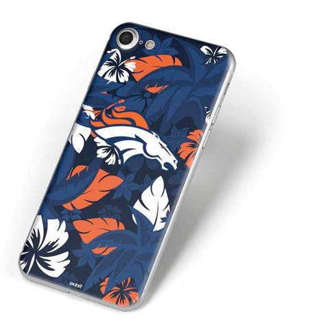 NFL Denver Broncos Tropical Print iPhone 8 Skin