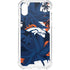 NFL Denver Broncos Tropical Print iPhone XS Clear Case