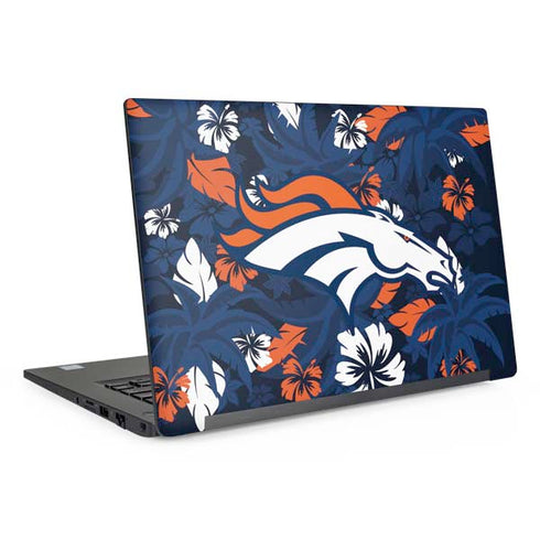NFL Denver Broncos Tropical Print Dell Latitude Skin