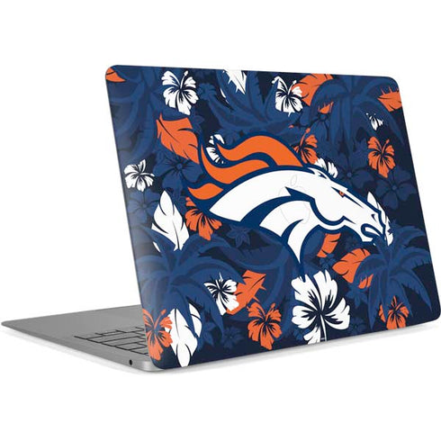 NFL Denver Broncos Tropical Print Apple MacBook Air Skin