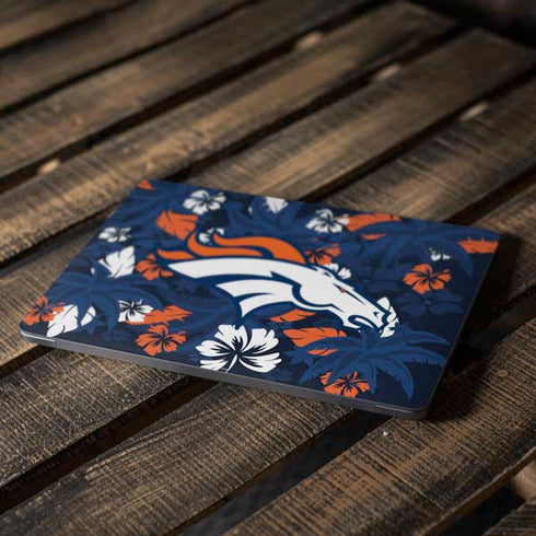 NFL Denver Broncos Tropical Print Apple MacBook Air Skin