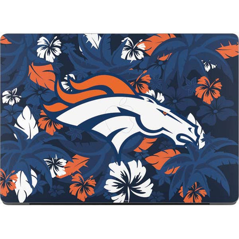 NFL Denver Broncos Tropical Print Apple MacBook Pro 14-inch Skin