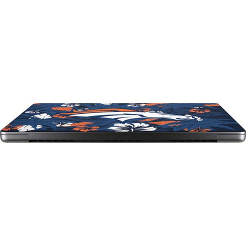NFL Denver Broncos Tropical Print Apple MacBook Pro 14-inch Skin