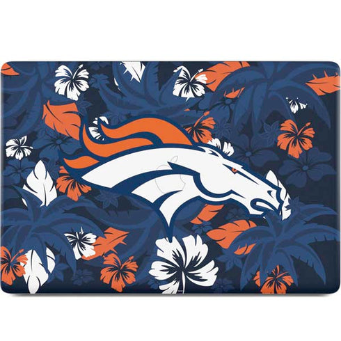 NFL Denver Broncos Tropical Print MacBook Skins