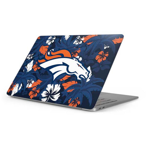 NFL Denver Broncos Tropical Print Apple MacBook Pro 16-inch Skin
