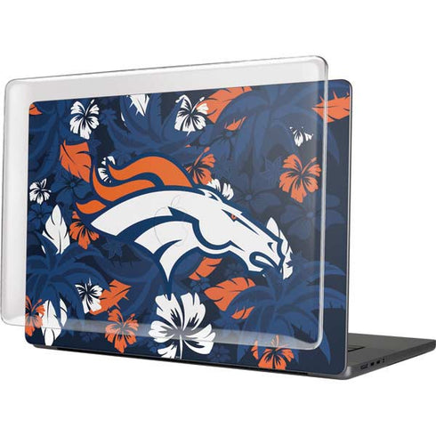 NFL Denver Broncos Tropical Print MacBook Cases
