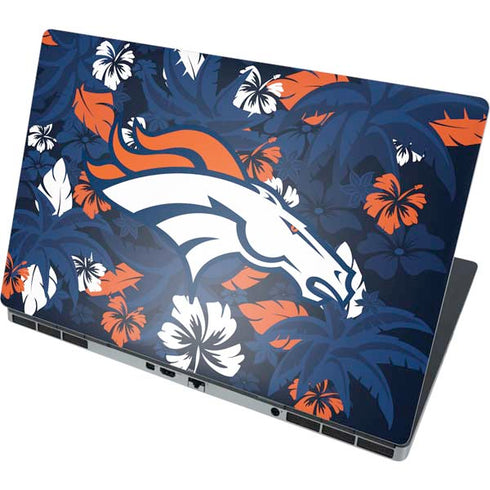 NFL Denver Broncos Tropical Print Dell Precision Skin